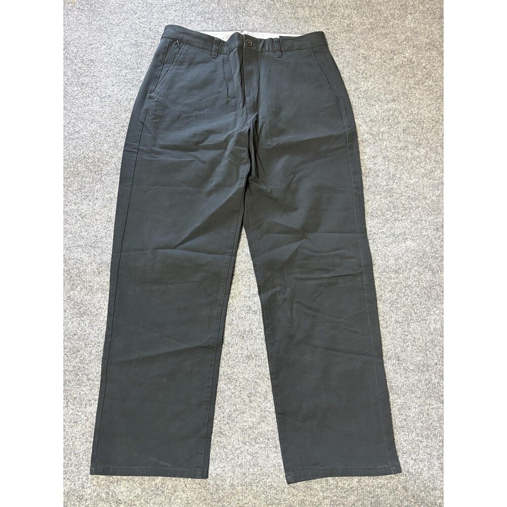 Bonobos Chino Pants Mens 31x28 Black Classic Fit Stretch Straight Leg Casual
